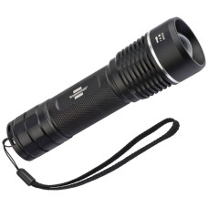 LED-Taschenlampe LuxPremium TL 1200 AF 1250lm IP67 1x26650 Akku USB 150mm Aluminium schwarz
