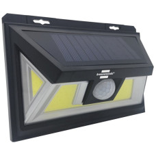 LED-Wandleuchte SOL WL 400 PIR 0.6W 400lm 6000-7000K IP65 153x105x49mm schwarz