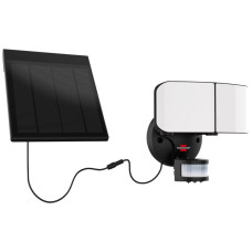LED-Wandleuchte SOL WL 900 PIR 13W 900lm 6000K IP44 140x190x170mm schwarz