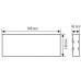 Notleuchte ESYLUX ELX 20 LEDi Flat 8h weiss