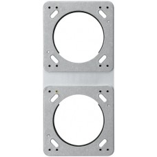 UP-Montageplatte 2x1 alu Hager robusto 86x186mm
