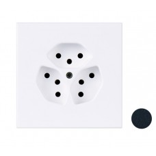 UP-Steckdose 3xT13 Graphite Arteor 10A 92x92mm Steckklemme