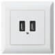 USB-Ladesteckdose Hager USB-Ladesteckdose Hager