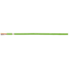 Buskabel EIB abgeschirmt halogenfrei 2x2x0.8mm grün Cca s1 d1 a1- Preis pro Meter