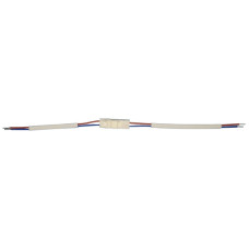 Steckverbinder DOTLUX QUICK-FIX 2-polig Stecker/Buchse 290mm weiss
