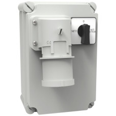 AP-Notstrom-Einspeisung Bals mit Umschalter 32A 5P 50V 1h IP44 276x184x247mm