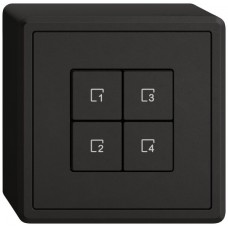 AP-Szenentaster EDIZIO.liv Wiser SNAPFIX 4 Szenen 4 Tasten WLAN schwarz AP-Szenentaster EDIZIO.liv Wiser SNAPFIX 4 Szenen 4 Tasten WLAN schwarz