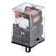 Industrierelais 10A 3 Wechsler mech. Schaltstellungsanzeige Pinning nach EN