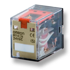 Industrierelais OMRON 14-pin Gabelkontakte 4PDT 5 A mech indicator