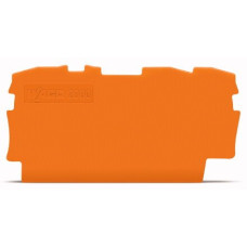 Abschluss-Zwischenplatte WAGO 0.7mm orange - 1 Stück Abschluss-Zwischenplatte WAGO 0.7mm orange - 1 Stück
