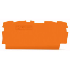 Abschluss-Zwischenplatte WAGO 0.7mm orange - 1 Stück Abschluss-Zwischenplatte WAGO 0.7mm orange - 1 Stück