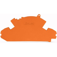 Abschluss-Zwischenplatte WAGO 1.5mm orange - 1 Stück
