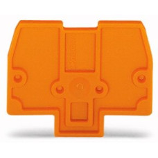 Abschluss-Zwischenplatte WAGO 2mm orange - 1 Stück Abschluss-Zwischenplatte WAGO 2mm orange - 1 Stück