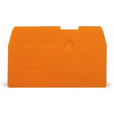 Abschluss-Zwischenplatte WAGO 2mm orange