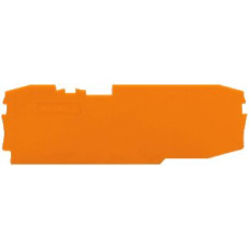 Abschluss-Zwischenplatte WAGO orange - 1 Stück