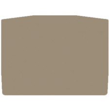 Abschluss-/Zwischenplatte Weidmüller ZAP/TW ZDUA2.5-2N 56.5x36.2mm beige - 1 Stück