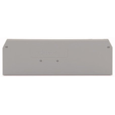 Abschlusswand Wago f.F 280-314 grau - 1 Stück