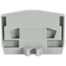 Abschluss/Zwischenplatte WAGO 2.5mm² grau für DIN-15 - 1 Stück