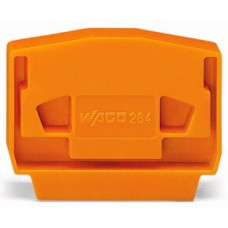 Abschluss/Zwischenplatte WAGO 2.5mm² orange für DIN-15 - 1 Stück