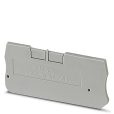 Abschlussdeckel zu PT 1.5 TWIN grau - 1 Stück