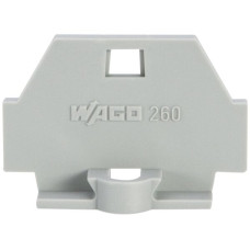 Abschlussplatte WAGO 1.5mm² grau - 1 Stück
