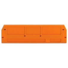 Abschlussplatte WAGO 2.5mm orange - 1 Stück