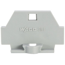 Abschlussplatte WAGO 2.5mm² grau - 1 Stück