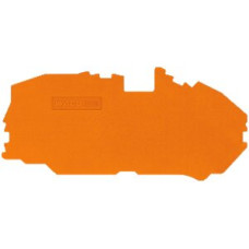 Abschlussplatte WAGO orange - 25 Stück