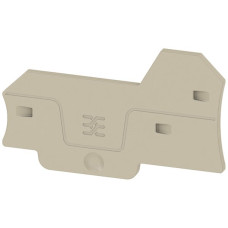 Abschlussplatte Weidmüller ALEP 3C 2.5mm² 66.3x40.5x2.1mm beige - 20 Stück