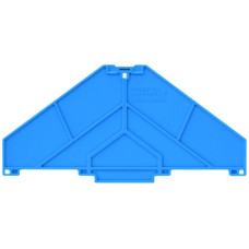 Abschlussplatte Weidmüller PAP PRV/PPV8 120x3mm blau - 10 Stück