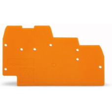 Abschlusswand WAGO 1mm orange - 1 Stück