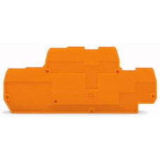 Abschlusswand WAGO 2mm orange - 1 Stück