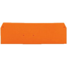 Abschlusswand WAGO 4mm² orange für 281-652/654 - 1 Stück