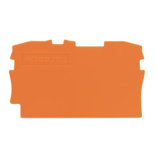 Abschlusswand WAGO TOPJOB-S orange 2P zu Serie 2002 - 1 Stück