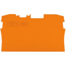 Abschlusswand WAGO TopJob-S orange 2P zu Serie 2004 - 1 Stück