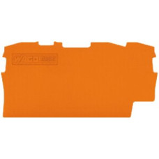 Abschlusswand WAGO TOPJOB-S orange 3P zu Serie 2002 - 1 Stück
