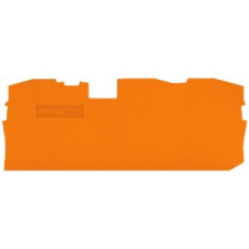 Abschlusswand WAGO TOPJOB-S orange 3P zu Serie 2010 - 1 Stück