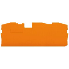 Abschlusswand WAGO TOPJOB-S orange 3P zu Serie 2016 - 1 Stück