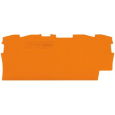 Abschlusswand WAGO TOPJOB-S orange 4P zu Serie 2002 - 1 Stück