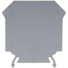 Abschlusswand Woertz 16mm² grau - 1 Stück