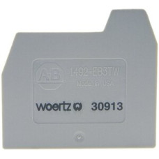 Abschlusswand-Y Woertz grau für F W30903/F W30904 - 1 Stück