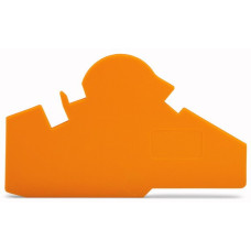 Abschlusswand orange - 10 Stück