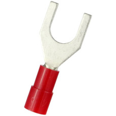 Quetschkabelschuh Ferratec Gabelform M6 PC 0.5-1mm² rot Beutel à 100 Stück
