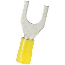 Quetschkabelschuh Ferratec Gabelform M8 PC 4-6mm² gelb Beutel à 50 Stück