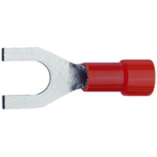 Quetschkabelschuh Gabelform Ferratec M3 isoliert PC 0.5-1mm² rot 100 Stück