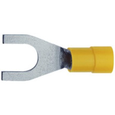 Quetschkabelschuh Gabelform Ferratec M5 isoliert PC 4-6mm² gelb 50 Stück