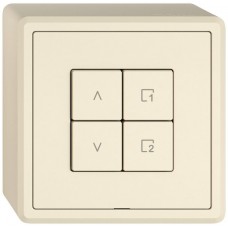 AP-Storenschalter EDIZIO.liv Wiser SNAPFIX 1 Szene 4 Tasten WLAN crema AP-Storenschalter EDIZIO.liv Wiser SNAPFIX 1 Szene 4 Tasten WLAN crema